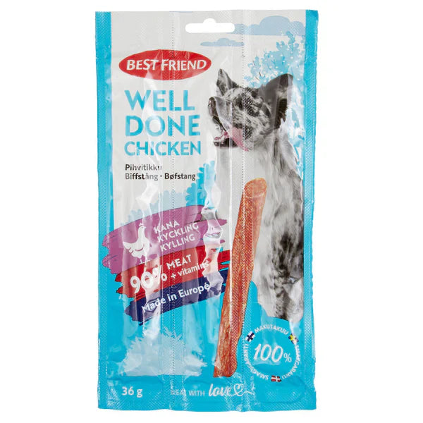 Best Friend WellDone kanalihast pulk koertele 3 tk, 36 g