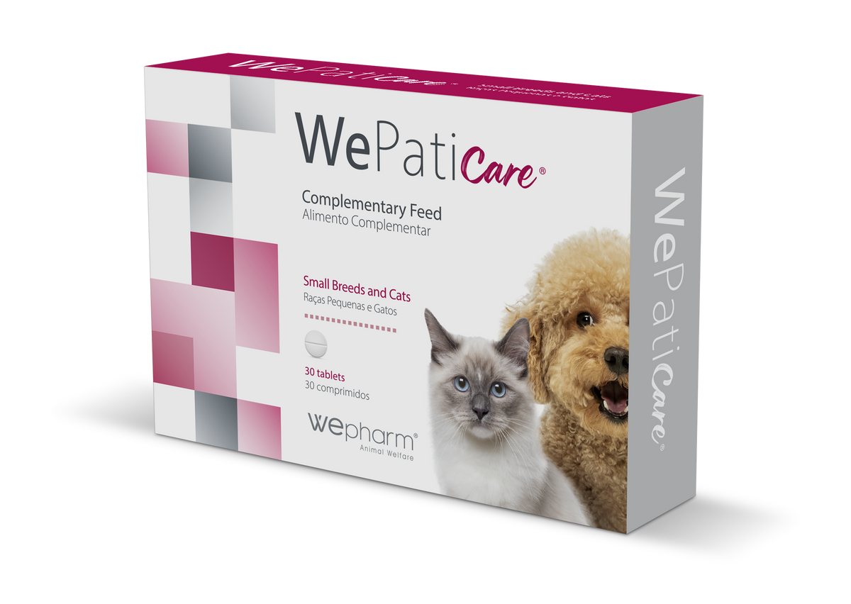 Wepharm WePaticare Small Breeds & Cats för katter och hundar 30 tabletter