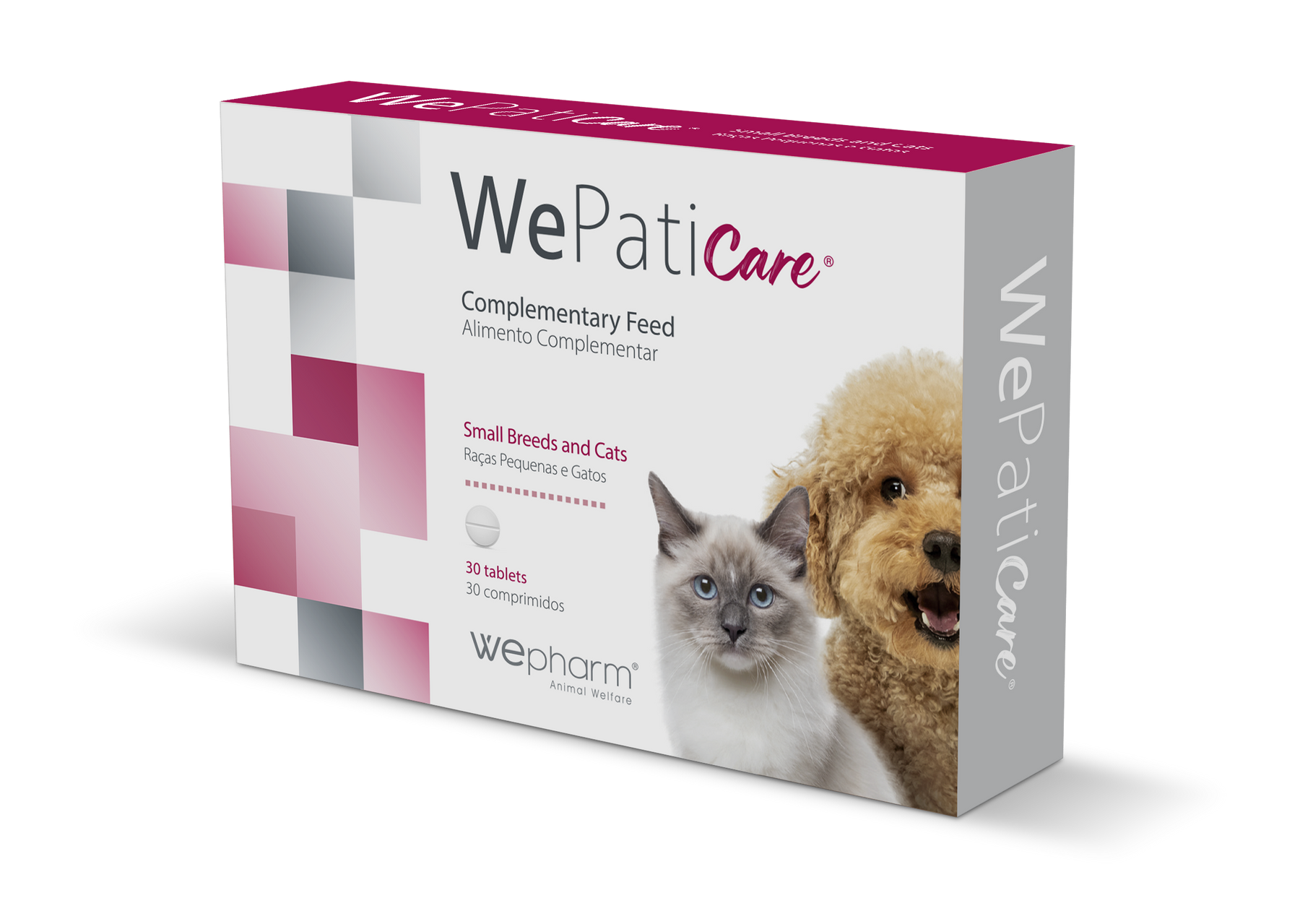 Wepharm WePaticare Small Breeds & Cats för katter och hundar 30 tabletter