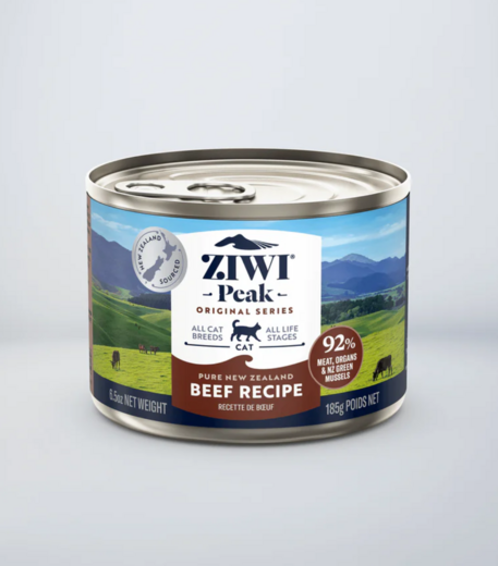 ZiwiPeak Beef for cats 12 x 185g