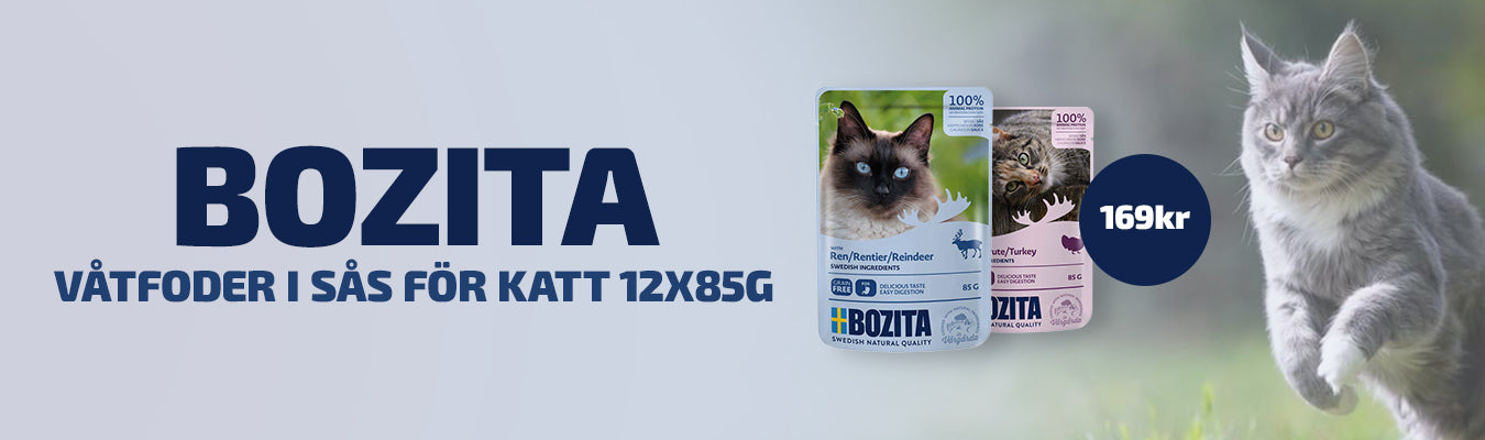 Bozita cat wet food in sauce 12x85g 169SEK