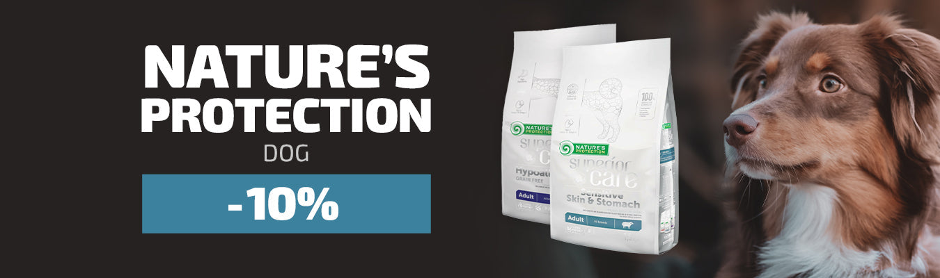 Natures Protection dry foods for dogs -10%