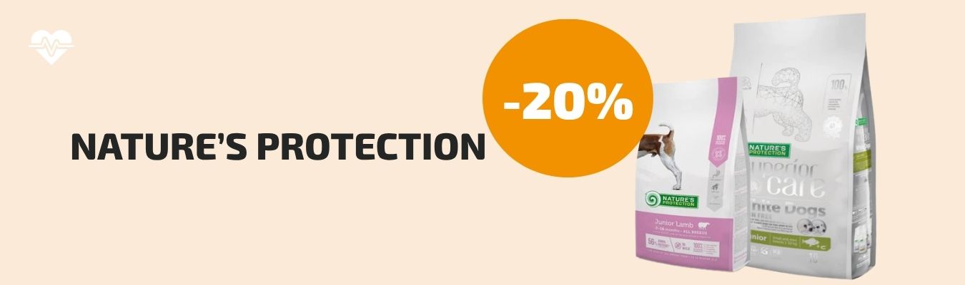 Nature's Protection products for dogs -20%