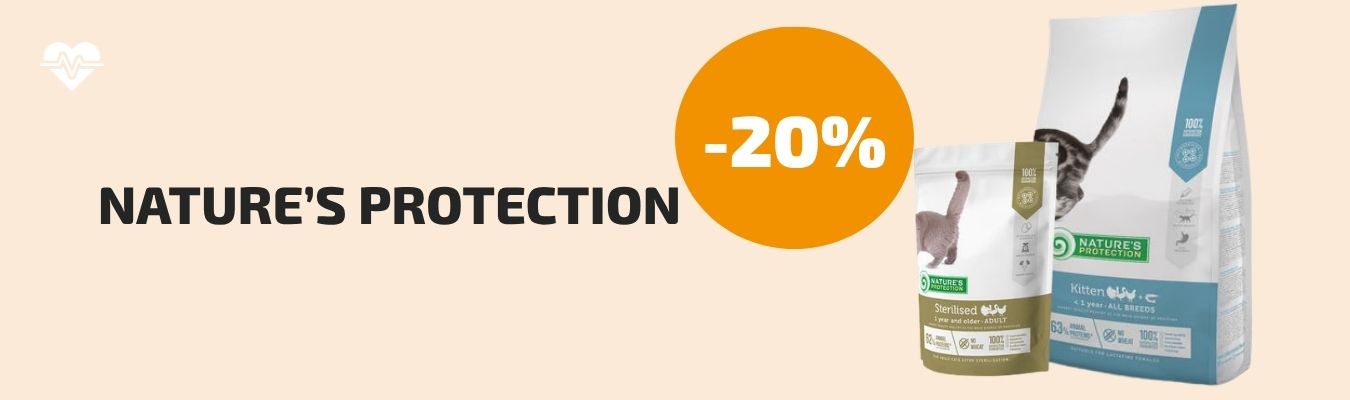 Nature's Protection dry cat food -20%