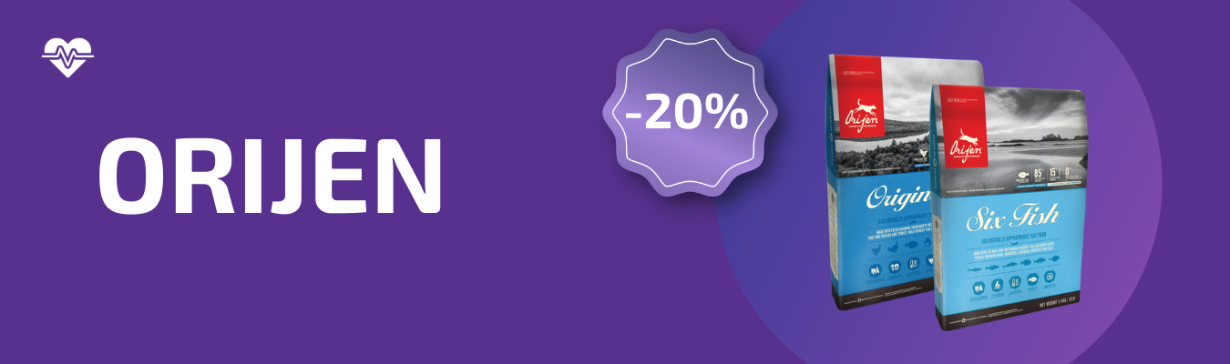 Orijen dry foods -20%