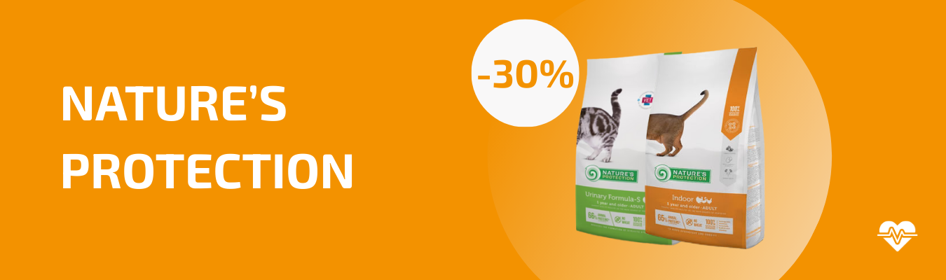 Nature's Protection dry foods for cats -30 %