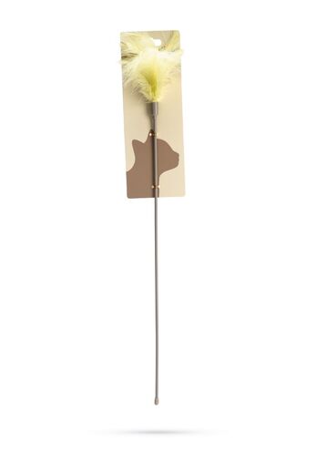 Beeztees ORRY Cat Teaser Wand 45 cm Yellow