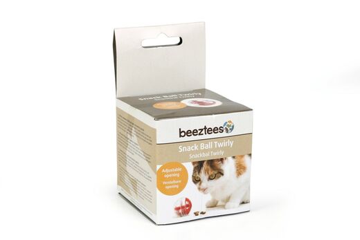 Beeztees Twirly Adjustable Treat Ball for Cats – 5.5 cm
