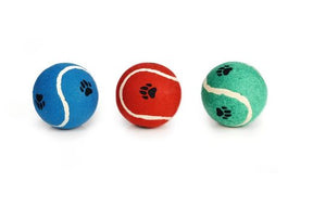 Beeztees Tennisboll med tassavtryck 12 cm för hundar