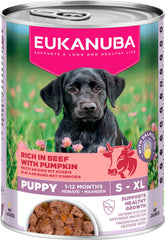 Eukanuba wet food puppies beef with pumpkin för hund 400 g