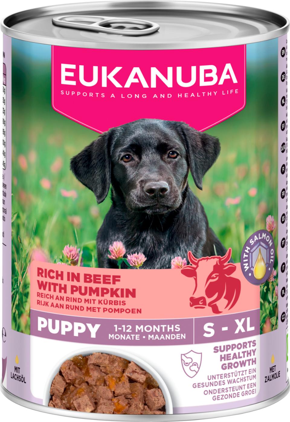 Eukanuba wet food puppies beef with pumpkin för hund 6 x 400 g FLERPACK