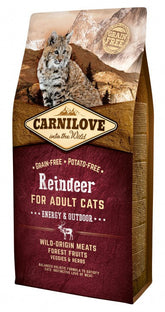 Carnilove Ren Energy & Outdoor torrfoder för Utekatter 6 kg