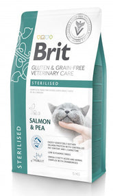 Brit Sterilised Salmon & Pea torrfoder för katt 5 kg