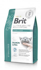 Brit Sterilised Salmon & Pea torrfoder för katt 2 kg
