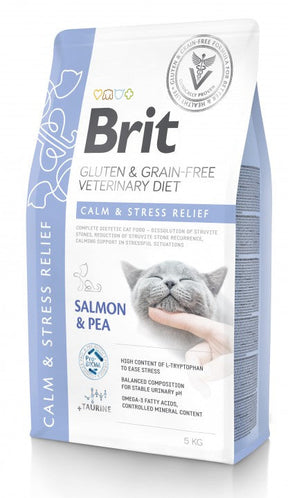 Brit Calm & Stress Relief Salmon & Pea for cat