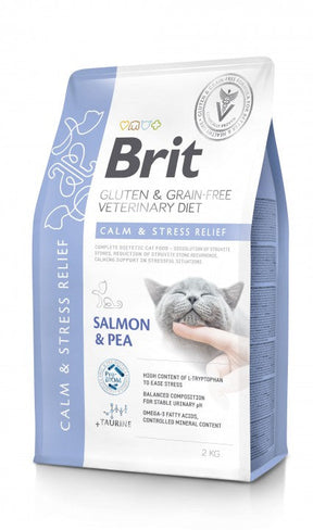 Brit Calm & Stress Relief Salmon & Pea for cat