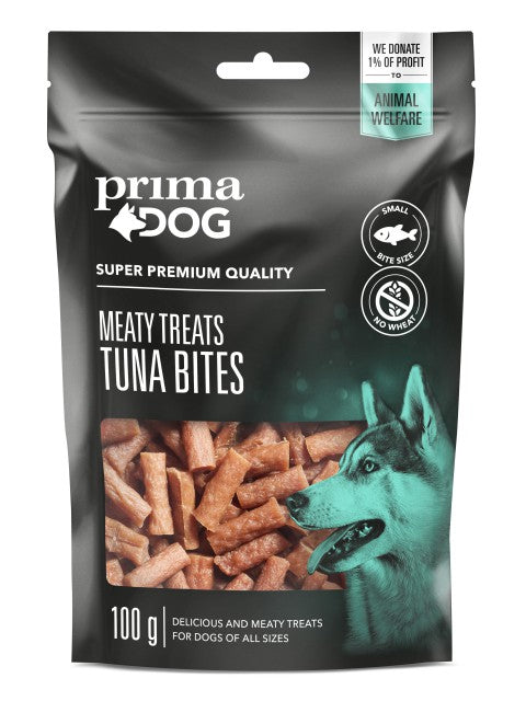 PrimaDog Tonfiskgodis 100 g för hundar