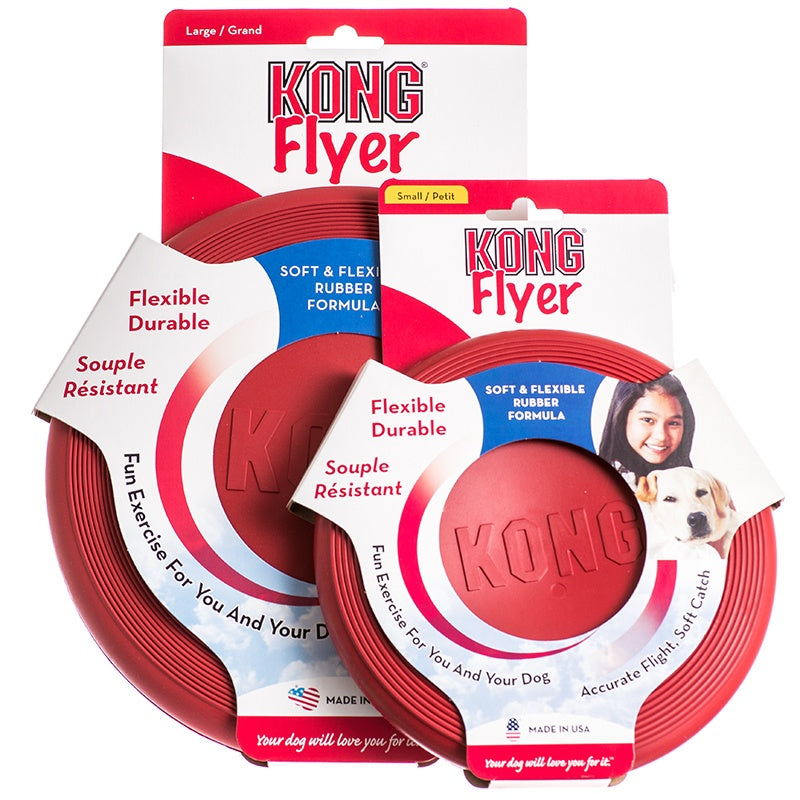 KONG Flyer frisbee large för hundar