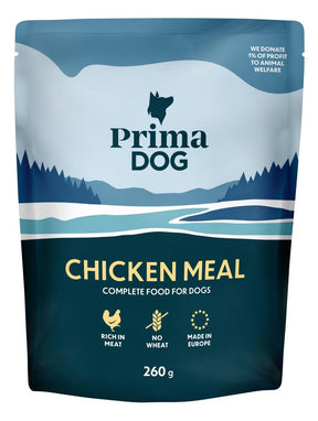 PrimaDog Chicken Meal Pouch Våtfoder för hund 260 g