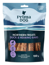 PrimaDog Northern Treats anka-sillstång 150 g för hundar