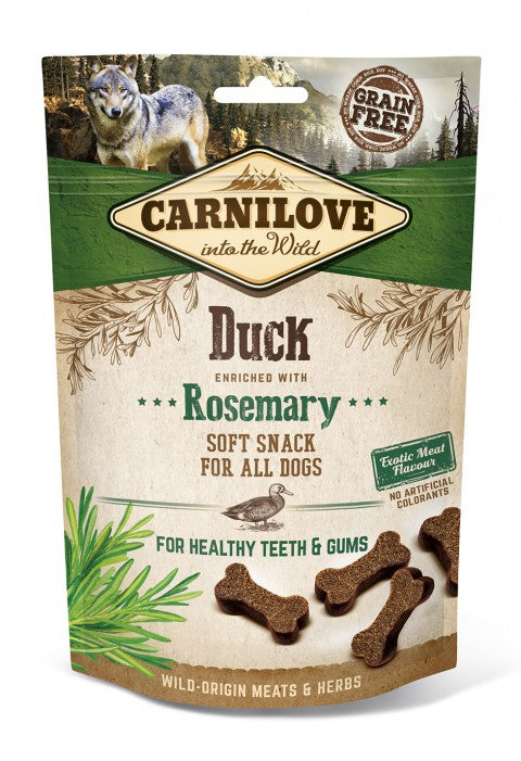 Carnilove Anka med rosmarin mjukt hundgodis 200 g