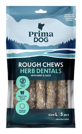 PrimaDog Rough Chews Dental Stick with Herbs L 175 g