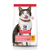 Hill's Science Plan Mature Adult 7+ Light torrfoder med kyckling för katter 1,5 kg