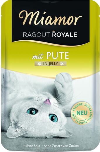 Miamor Ragout Royale i Gelé Kalkon 22 x 100 g för katter