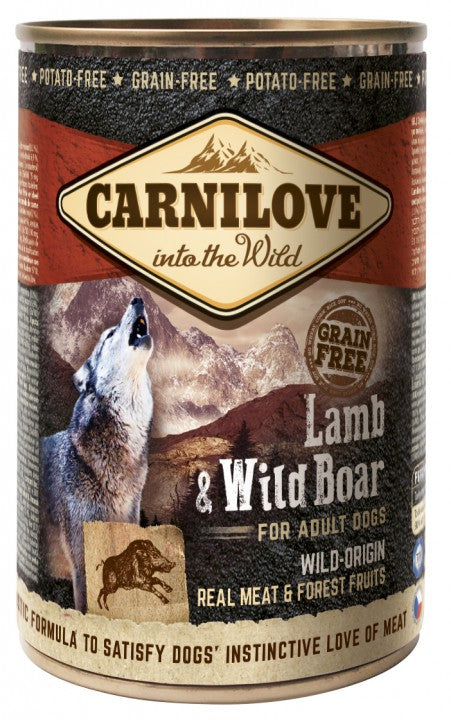 Carnilove Lamb & Wild Boar Wet Food 400 g