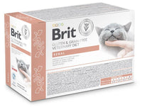 Brit Pouch Renal with Salmon Pouch märgtoit kassidele 12 x 85g 