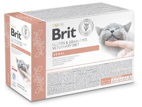 Brit Pouch Renal with Salmon Pouch Kattmat 12 x 85 g