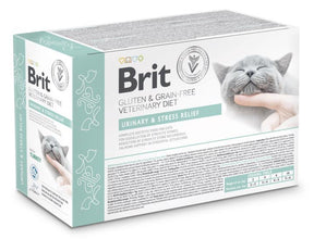 Brit Pouch Urinary & Stress Relief med Kalkon 85 g för katter