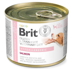 Brit Veterinary Diet Hypoallergenic Salmon för hundar 6 x 200 g