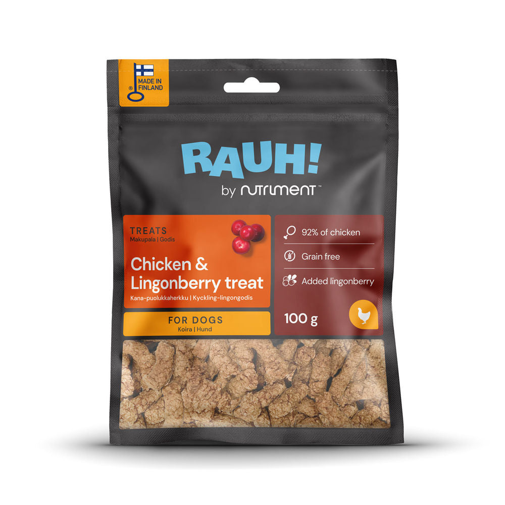 RAUH! Kyckling-lingongodis 100 g för hundar