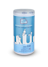 Pet Clean torrschampowipes 50 st för hundar och katter
