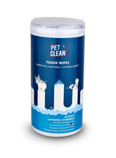 Pet Clean Tushie rengöringsservetter för hundar och katter 50 st