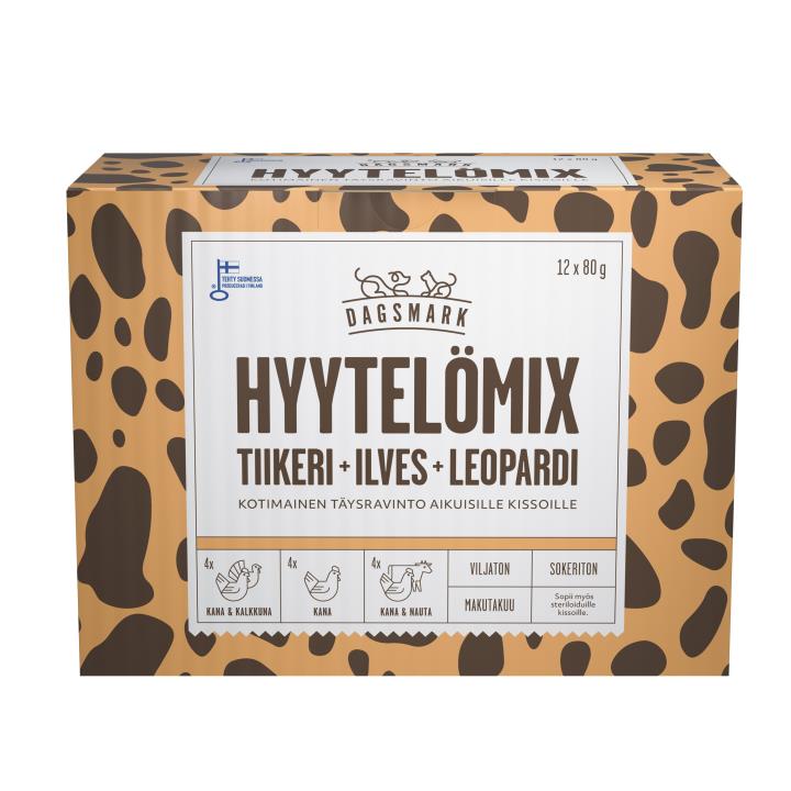 Dagsmark gelémix för katter 12 x 80 g