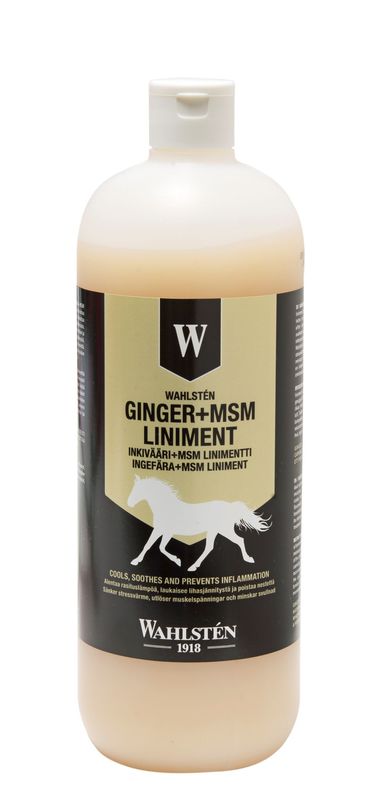 Wahlsten Ingefära + MSM Liniment 1 L för hästar