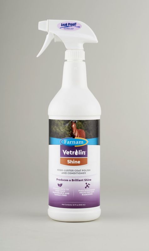 Vetrolin Shine spray 946 ml för hästar