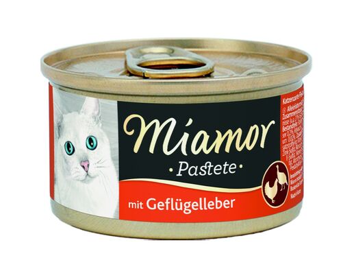 Miamor Pastete fågellever 85 g för katter