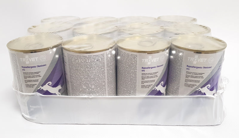 Trovet VPD Hypoallergenic Deer-Potato for Dogs 12 x 400 g