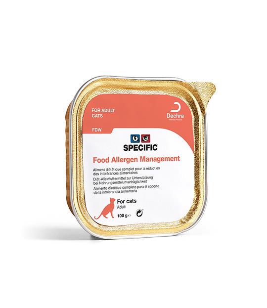 Specifik FDW Food Allergen Management för katter 100 g SMAKINGSPACK
