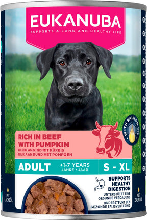 Eukanuba wet food adult beef with pumpkin för hund 400 g