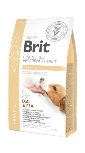 Brit Hepatic Egg & Pea Dog