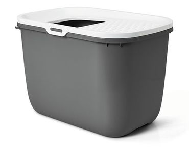 Savic Hop-In Litter Box 58.5 x 39 x 39.5 cm Anthracite