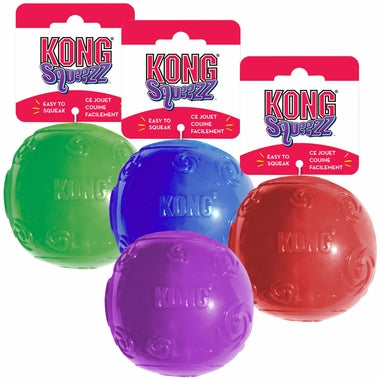 Kong Squeezz Ball Sininen - M