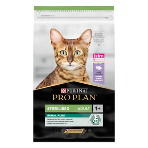 Pro Plan Cat Sterilised Adult 1+ Renal Turkey