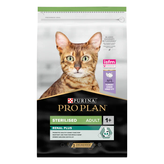 Pro Plan Cat Sterilised Adult 1+ Renal Turkey