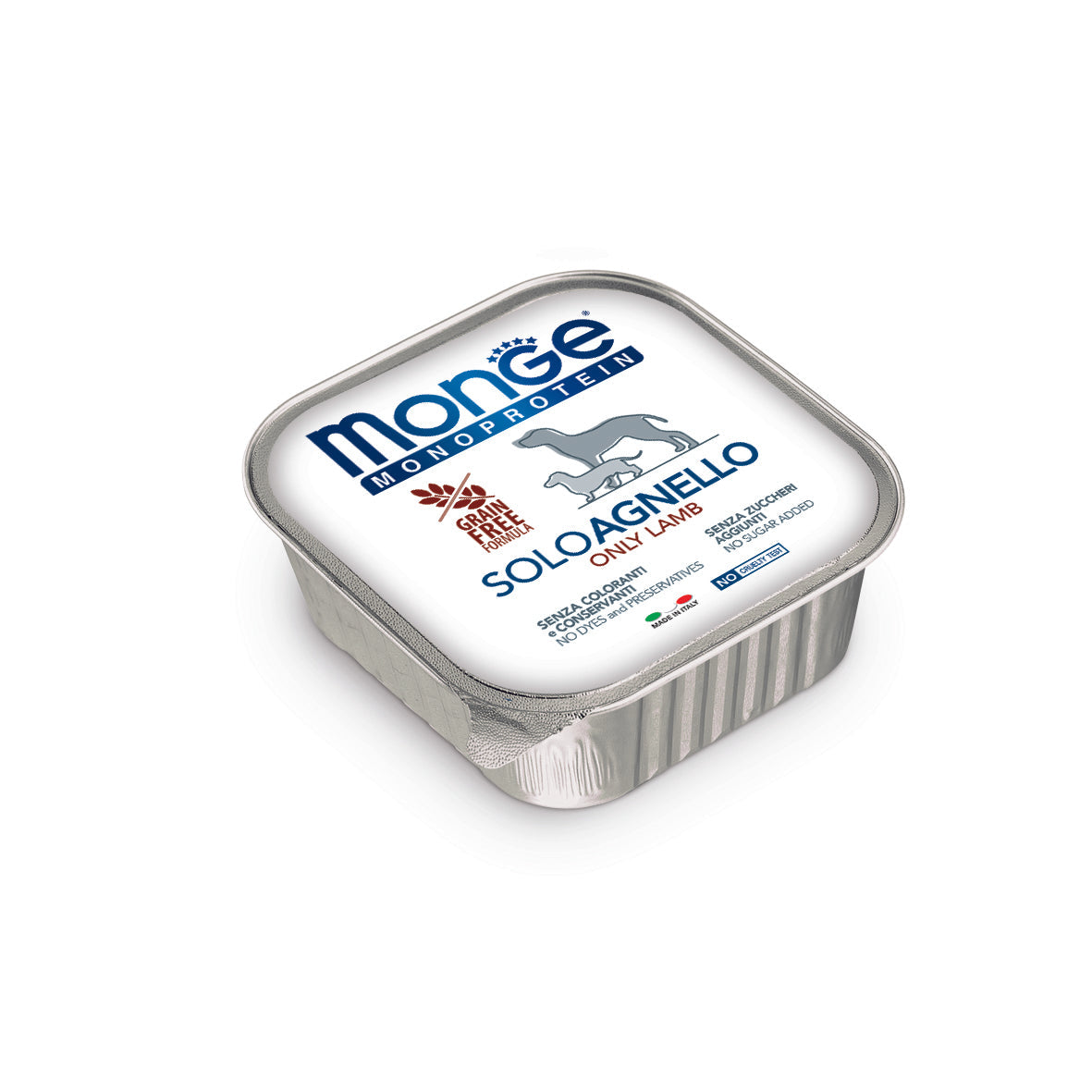 Monge Monoprotein Lamm 150 g för hundar