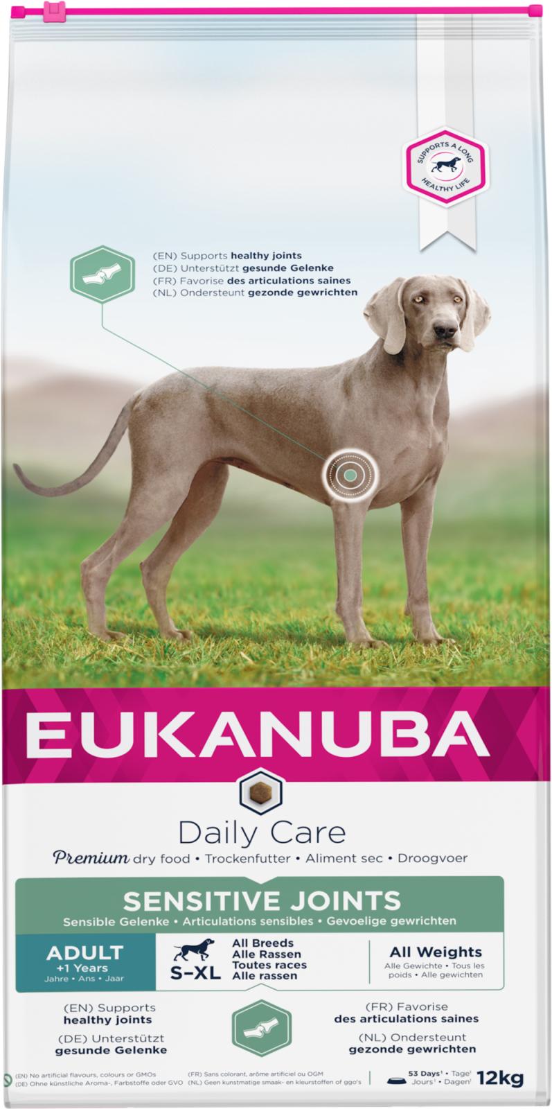 Eukanuba DailyCare Sensitive Joints dry dog food 12 kg